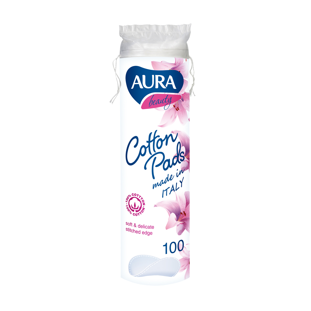 Ватні диски AURA Beauty Cotton Pads, 100 шт